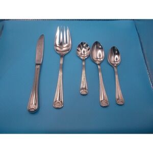 Retroneu Shell 18/8 Stainless Flatware 5 Piece Place Setting Korea Mixed Spoons